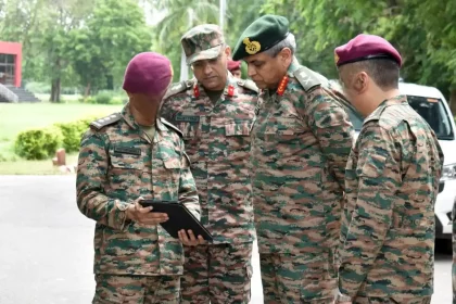 Lt Gen Anindya Sengupta Reviews Operational Readiness of Elite Shatrujeet Brigade