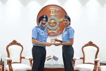 Squadron Leader Bhawana Kanth Becomes IAF’s First Woman Fighter Combat Leader, Felicitated by Air Chief Marshal AP Singh