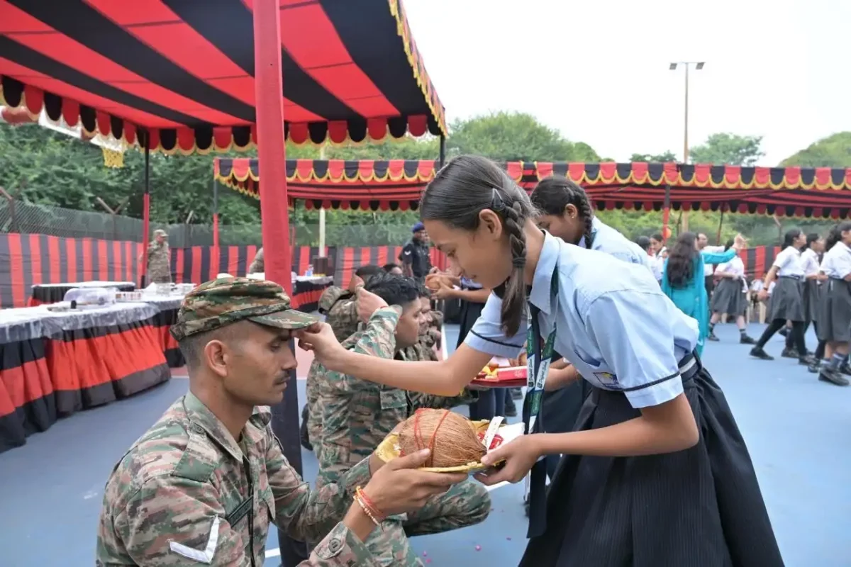 Students Putting Tikka