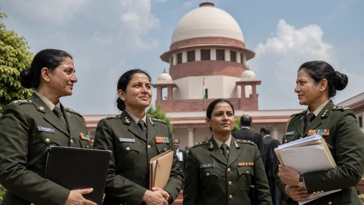 Supreme Court Grants Full Pension Benefits to Women SSC Officers Denied Permanent Commission