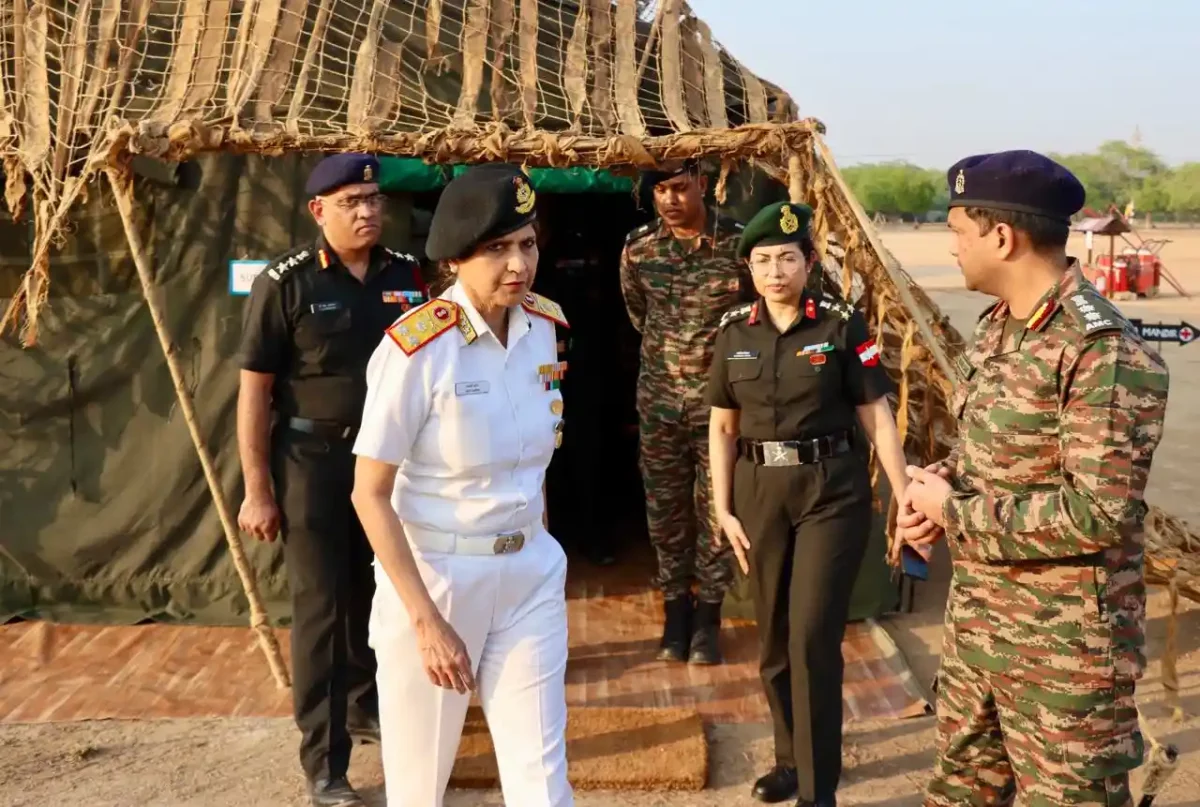 Surgeon Vice Admiral Arti Sarin, first woman DGAFMS