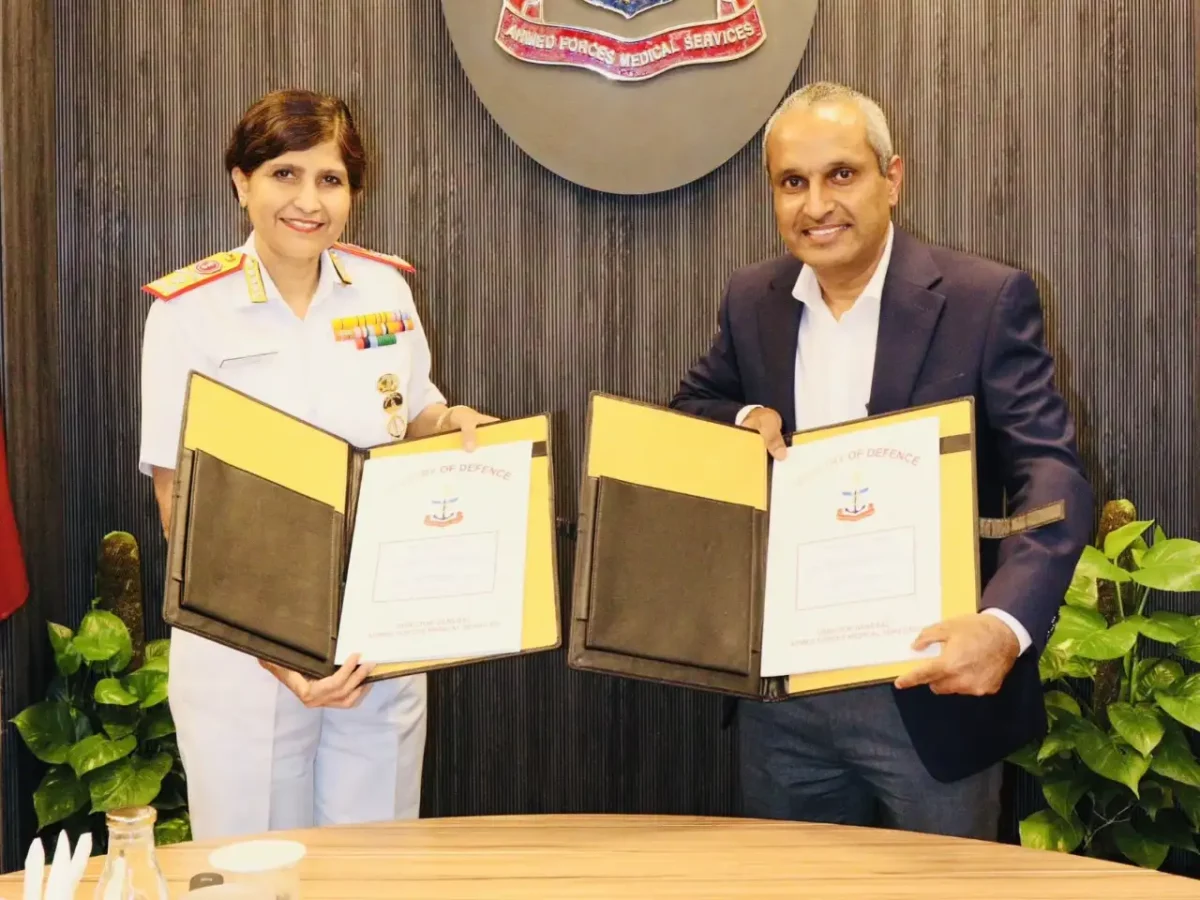 Surg VAdm Arti Sarin with Official of TMC