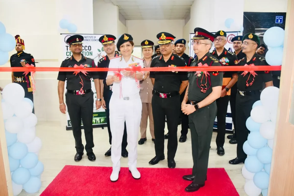 DGAFMS Surg Vice Admiral Arti Sarin Inaugurates First-of-its-Kind ‘KASA’ Cough Clinic in Armed Forces Medical Services