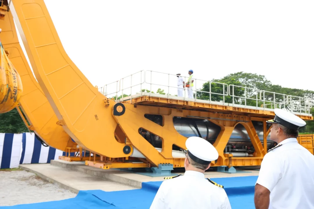 VAdm Sanjay Bhalla Inspecting