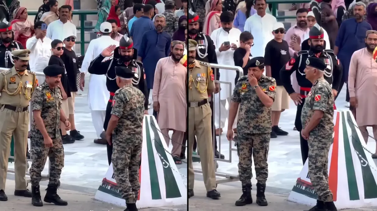 Pakistani Ranger Salutes Senior Indian Officer at Attari-Wagah Border, Video Goes Viral
