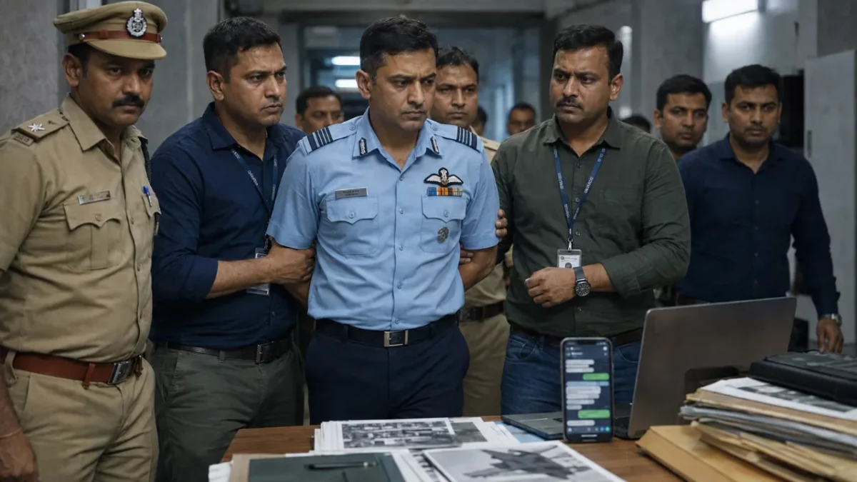 wing commander arrested