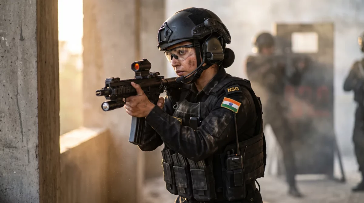 women NSG commando