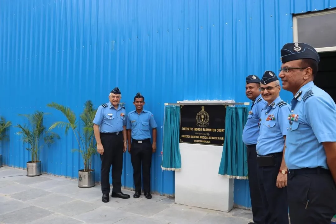 Air Marshal Vivek Hande Inaugrating