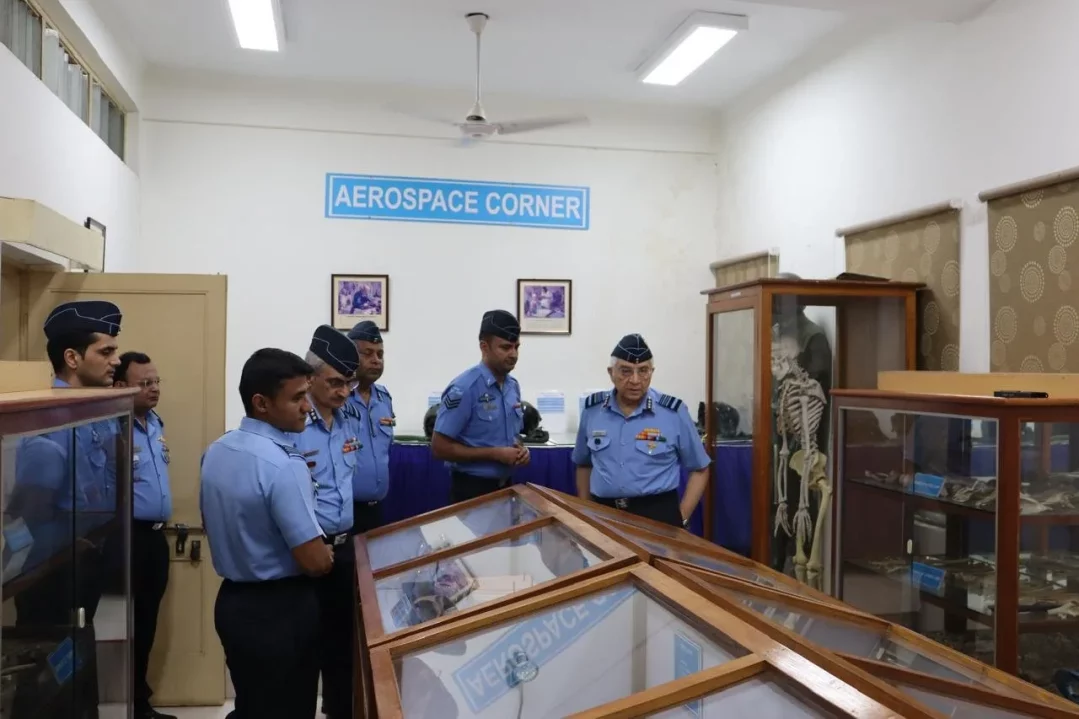 Air Marshal Vivek Hande Watching