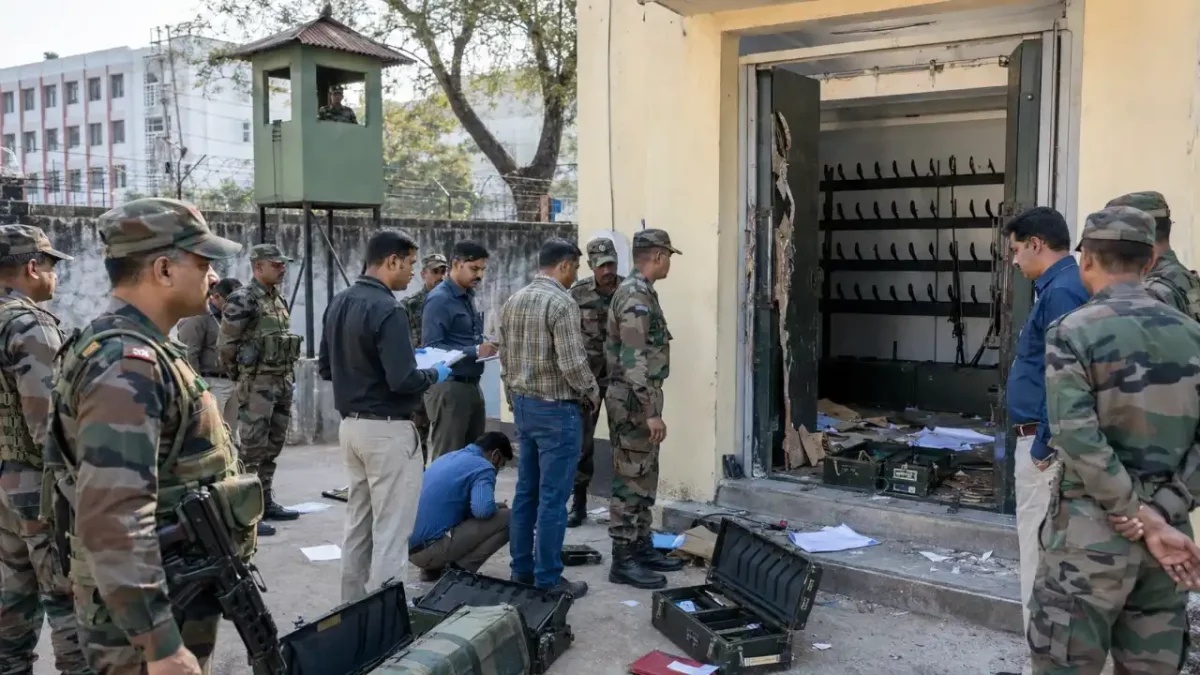 Army Weapons Stolen from Madras Regiment Premises in Hyderabad