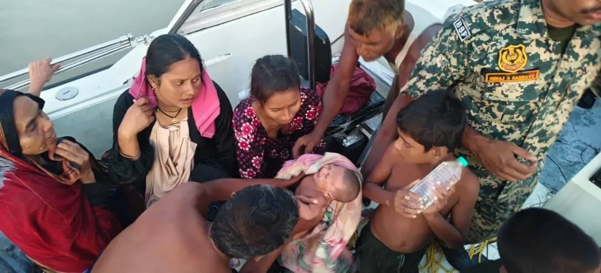 BSF Rescues 10 Bangladeshis