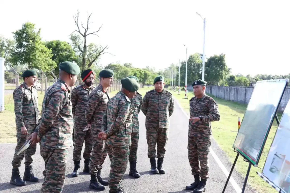 Brahmastra Corps GOC Interacts With Troops, Commends High Standards of Operational Preparedness