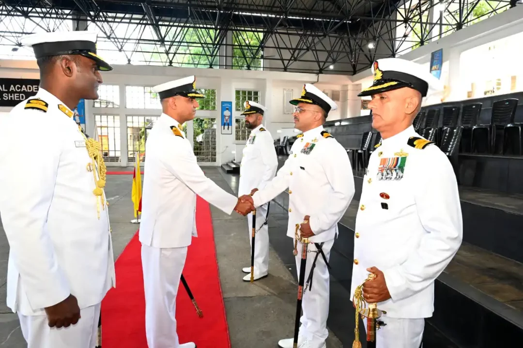 Capt JK Vasudeva Shaking Hands