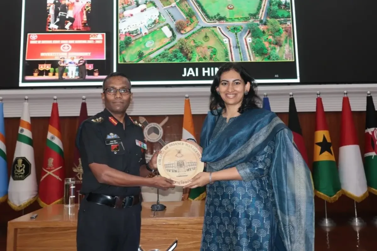 Kautilya School of Public Policy Students Visit College of Defence Management