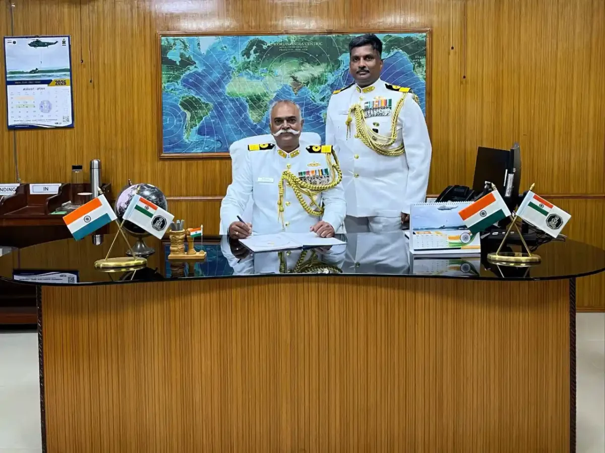 Commodore YV Ramakrishna Taking Over