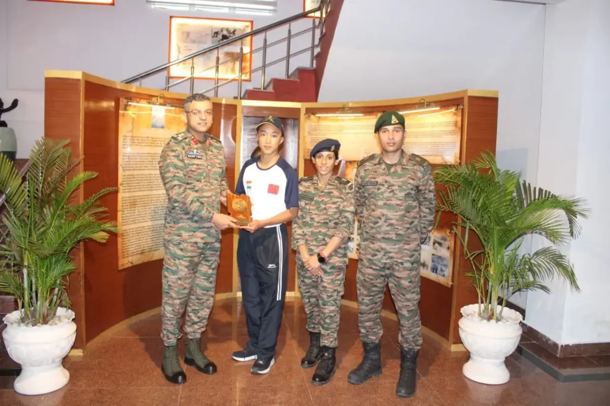 15 Arunachal Pradesh Students Visit Indian Army’s Elite Shatrujeet Brigade on National Integration Tour