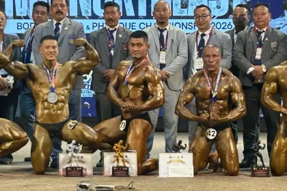Indian Army’s Havildar Vikash Chettri Wins Bronze at Mr North East Bodybuilding Championship