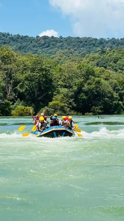 INA Cadets Doing River Rafting