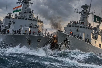 India Pakistan naval ships collide in Arabian Sea