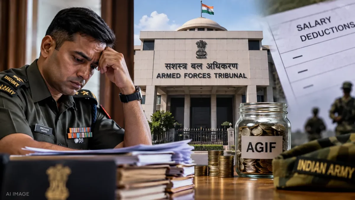 Indian Army Officer Challenges Compulsory AGIF Deductions Before Armed Forces Tribunal