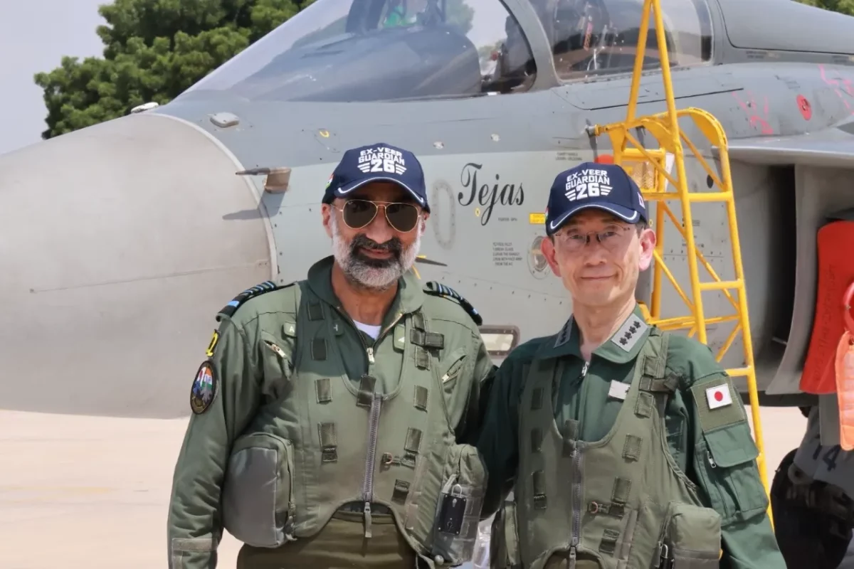 Japans Air Chief Gen Takehiro Morita and IAF Chief ACM AP Singh