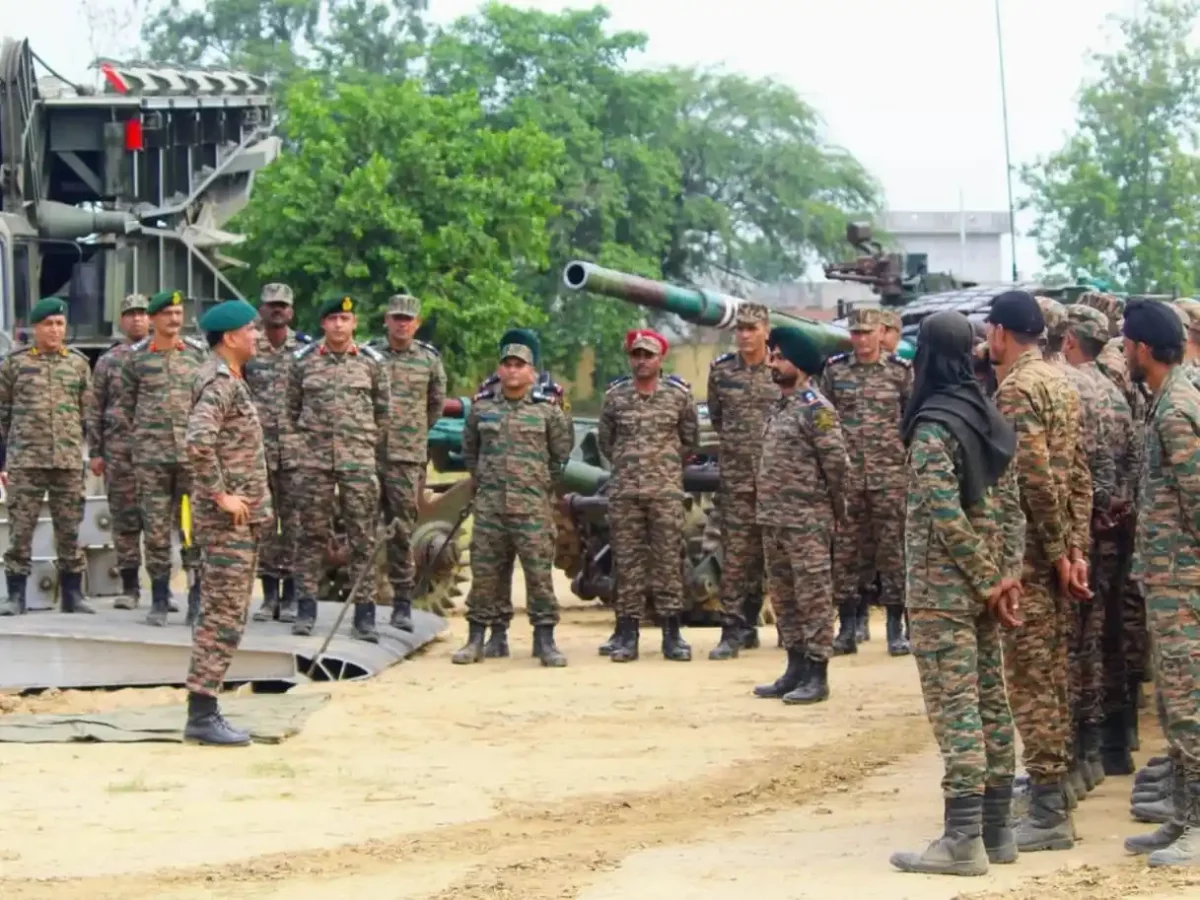 Lt Gen Amit Kabthiyal Interacting