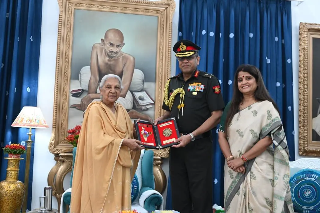 Lt Gen Anindya Sengupta and His Wife with Governor