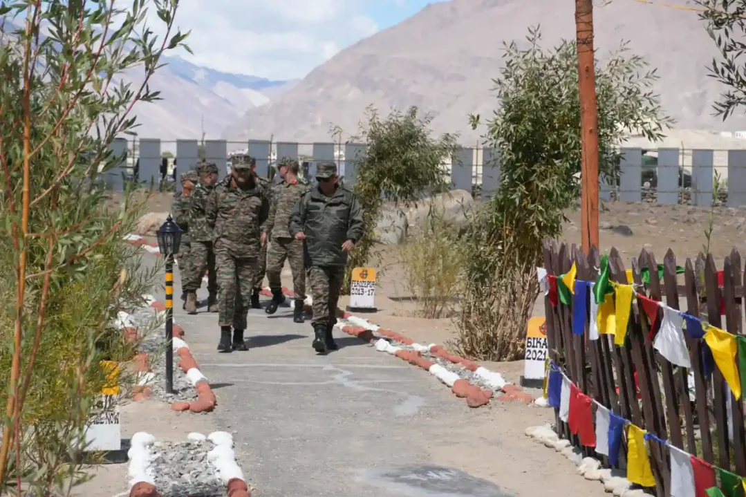 Lt Gen Madanraj Pande Walking