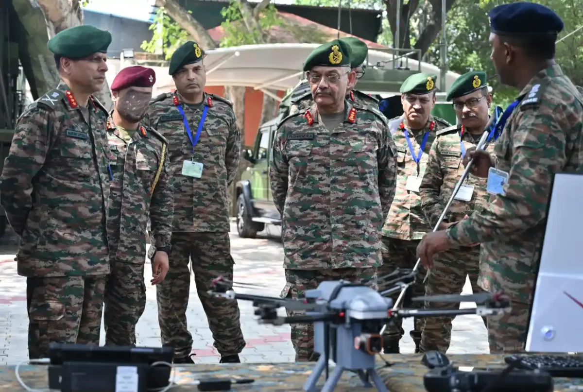 Lt Gen Pushpendra Singh Reviews Operational Readiness of Kharga Corps and Delhi Area