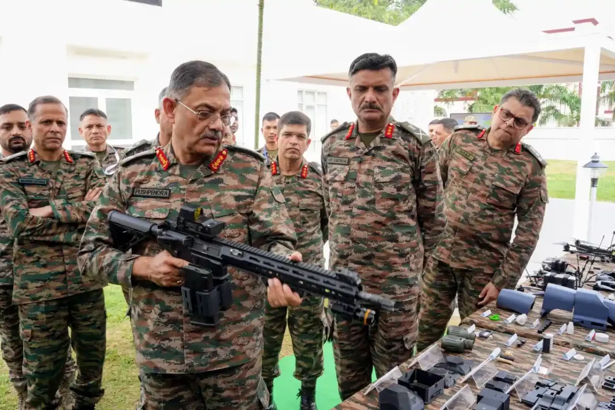Lt Gen Pushpendra Singh Reviews Vajra Corps Warfighting Readiness and Emerging Threats