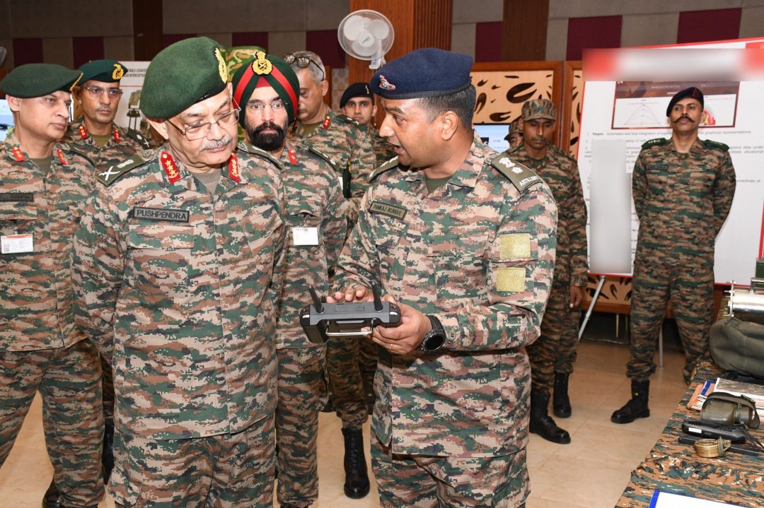 Lt Gen Pushpendra Singh Watching