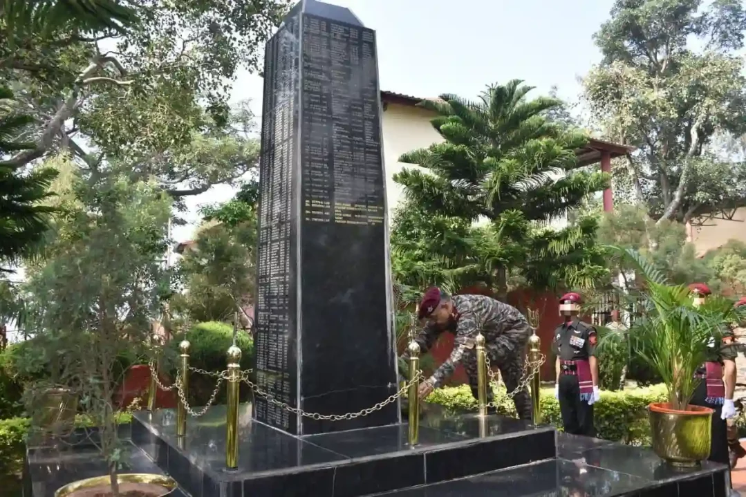 Lt Gen Pushpendra Singh at Memorial
