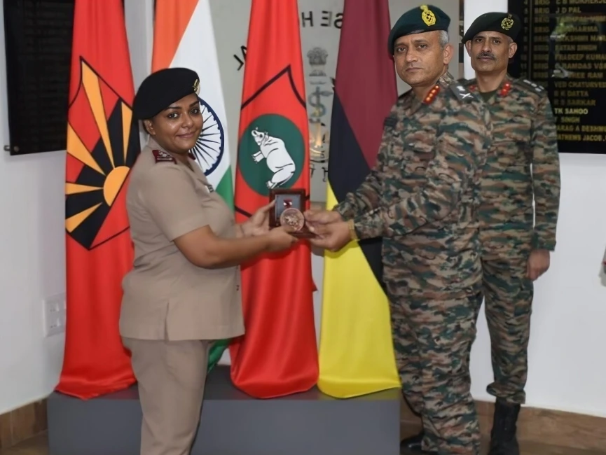 Lt Gen Shukla Giving Award