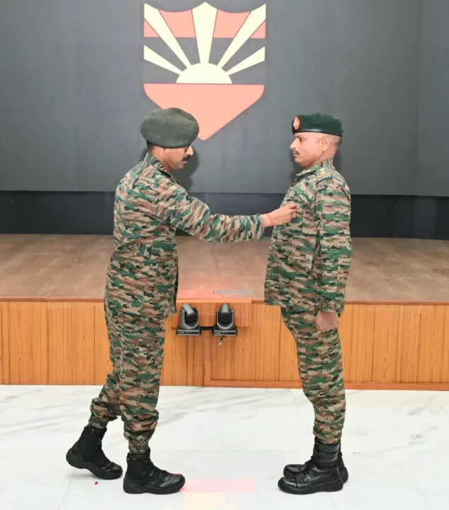 Lt Gen VMB Krishnan Commending