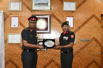 Maj Gen Jitendra Singh Visits Sainik School Tilaiya, Inspires Cadets to Join Indian Armed Forces