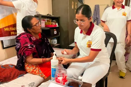 Military Nursing Service Marks 100 Years of Care With Outreach to Elderly Residents in Prayagraj