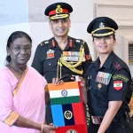 NCC Girl Cadets Who Conquered Parang La Pass Meet President Droupadi Murmu
