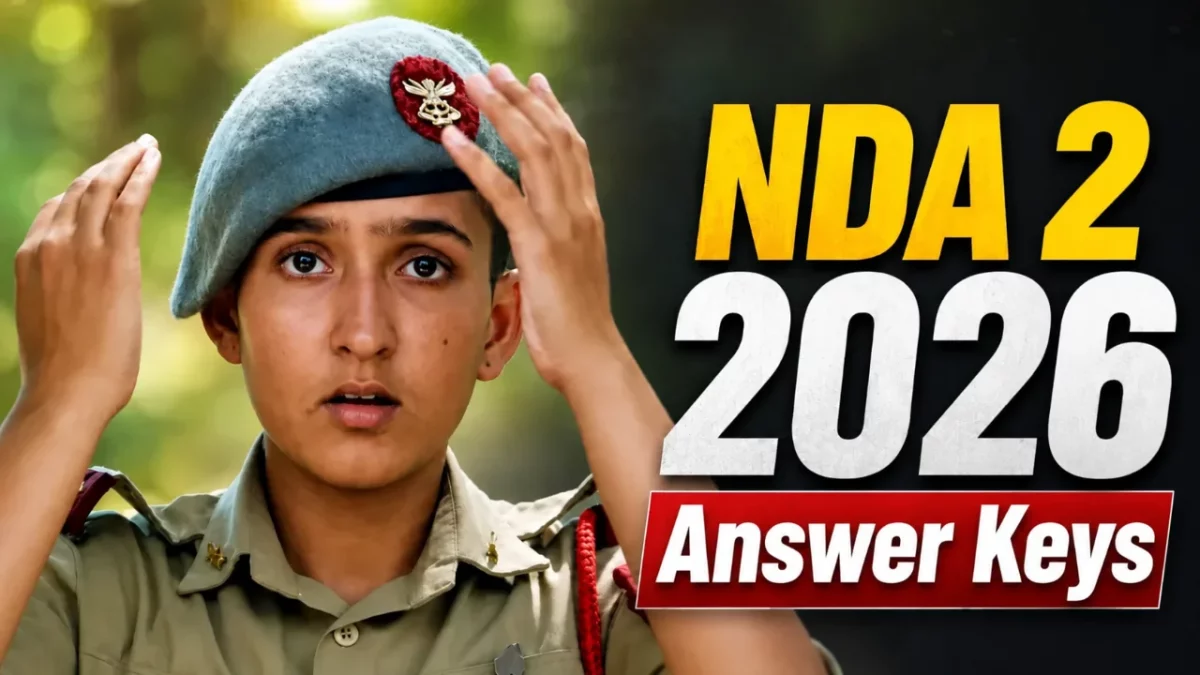 NDA 2 2026 Question Papers and Answer Keys