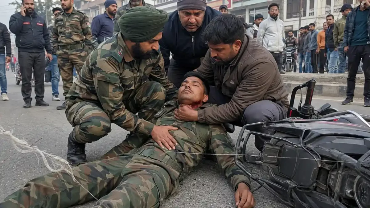 Naib Subedar Lakhvinder Singh Killed After Banned Chinese Kite String Slits His Throat in Jammu
