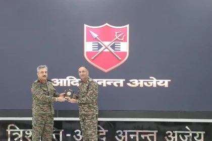 National Defence College Officers Visit Trishakti Corps Headquarters During Forward Area Tour