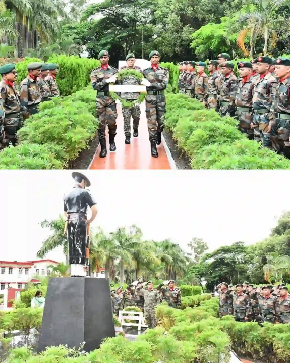 Officers Saluting