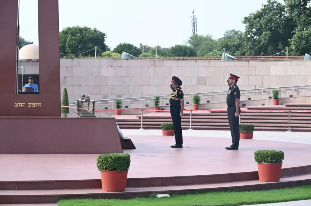 Officers Saluting at NWM