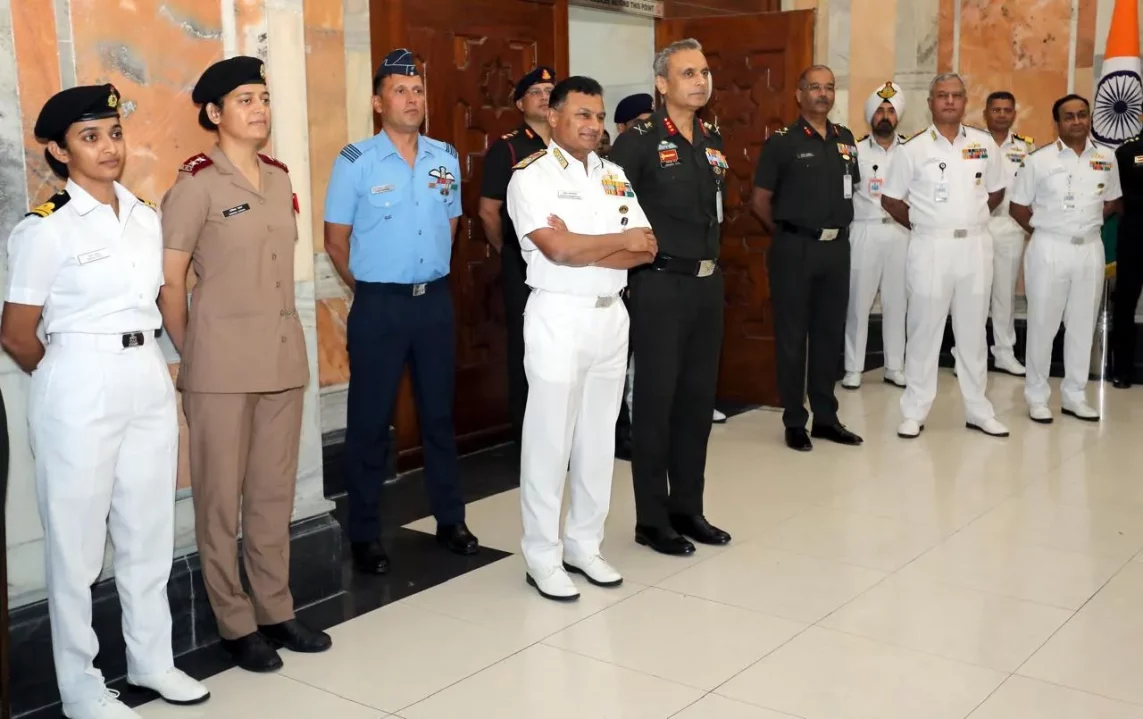 Officers Standing 8