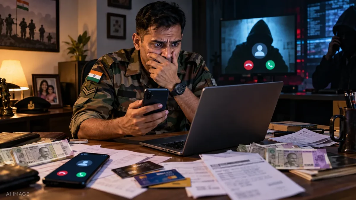 Retired Army Soldier Loses ₹28.7 Lakh in Pension-Verification Cyber Fraud