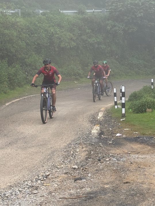 Soldiers Cycling