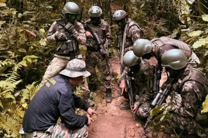 Soldiers In Jungle