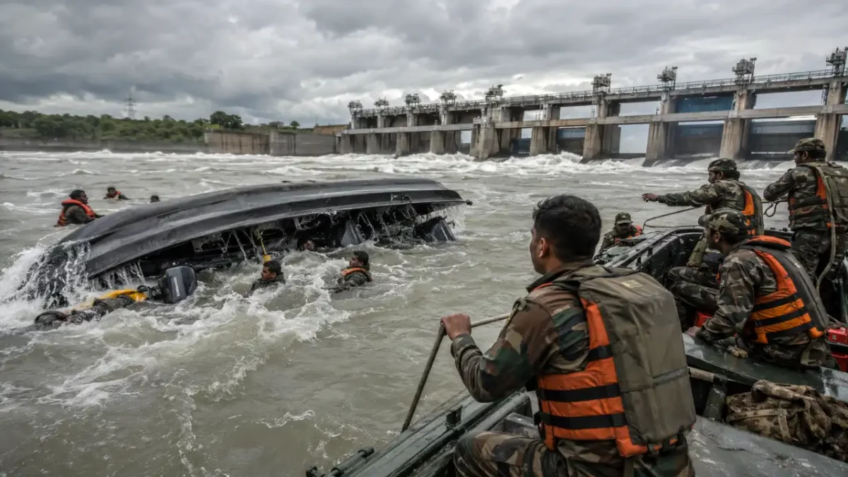 Two PARA Special Forces Commandos Missing After Army Boat Capsizes in Yamuna During Training