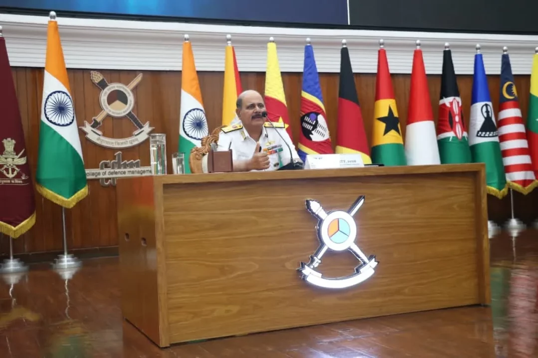 Vice Adm Vineet McCarty Talking