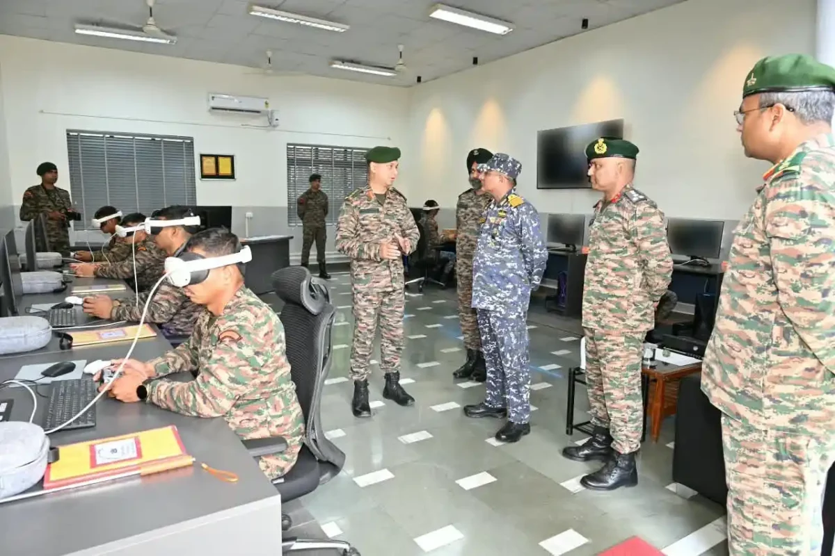 NDA Commandant Vice Admiral Anil Jaggi Visits Mechanised Infantry Centre and School in Ahilyanagar