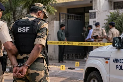 BSF Assistant Sub-Inspector Detained After Allegedly Shooting Cousin During Property Dispute in Ahmedabad